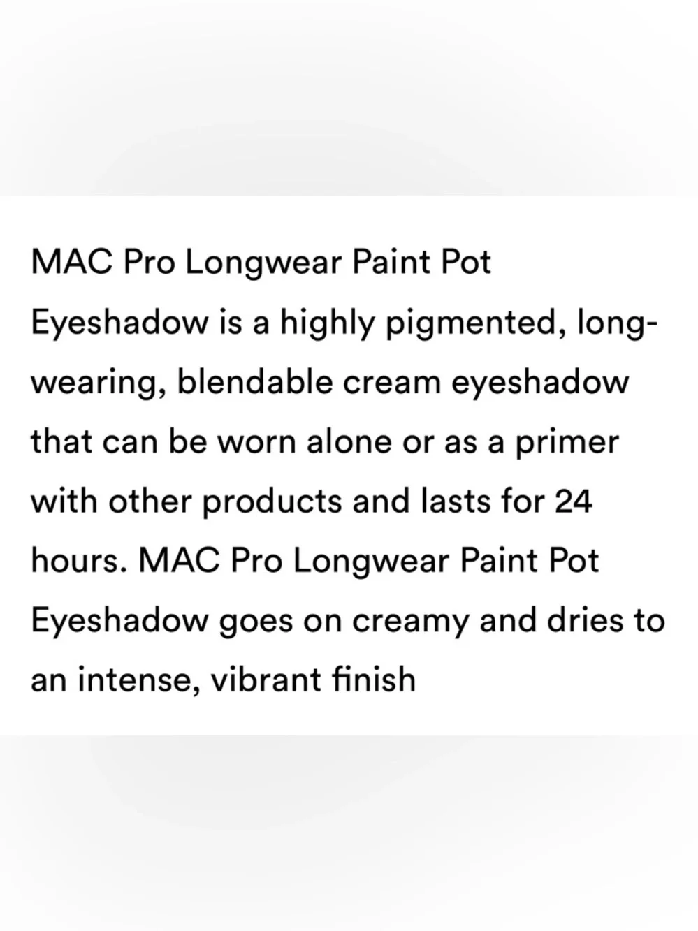Contemplative State Mac Paint Pot Beige Ochre Brand New In Box Full Size